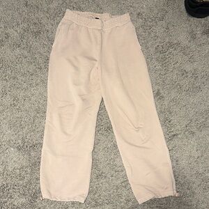 Light Beige Casual Pants